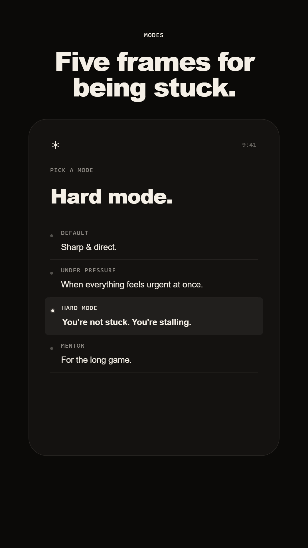 Veynor modes screen